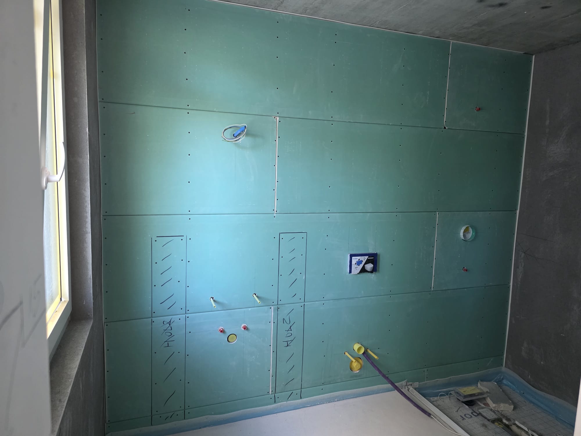 GIS Wände/Vorwandinstallation